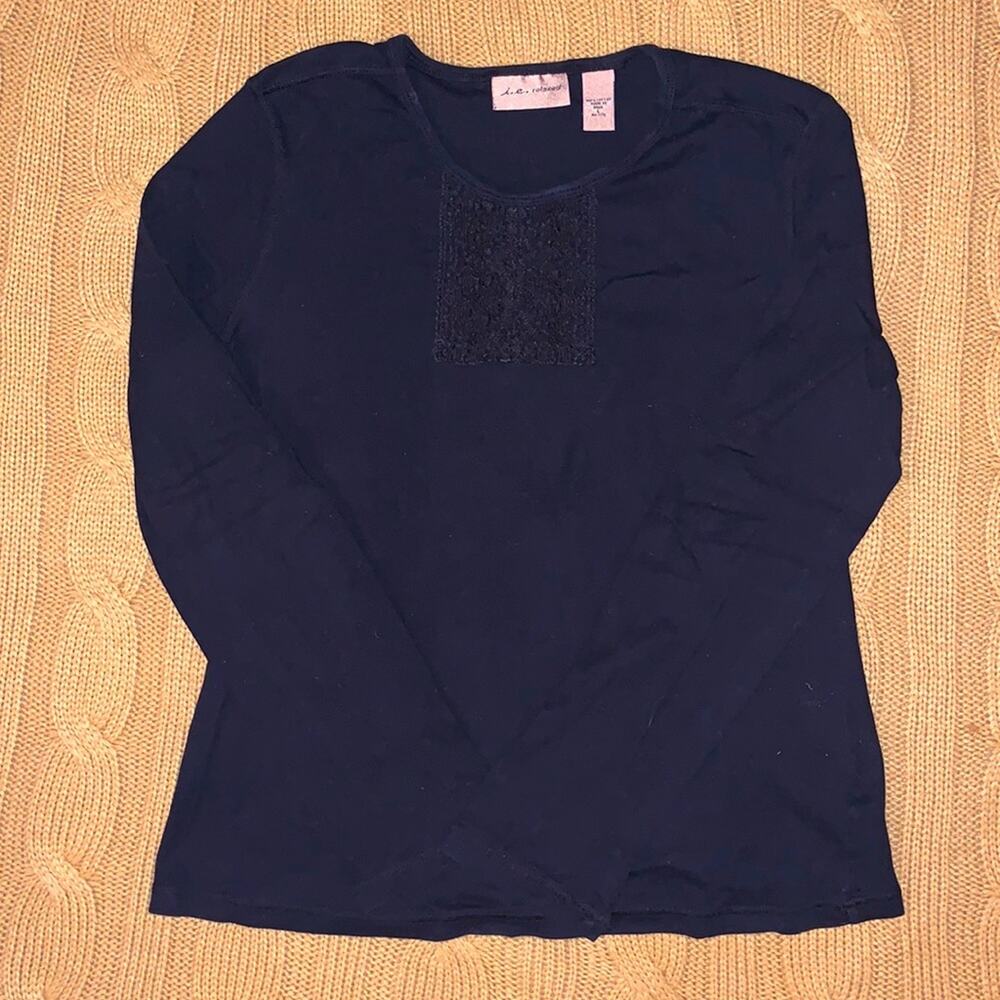 Cotton long-sleeve‎ tee